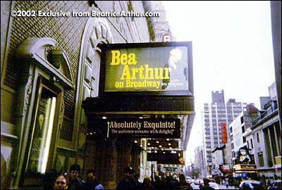 Bea Arthur on Broadway Booth Theatre