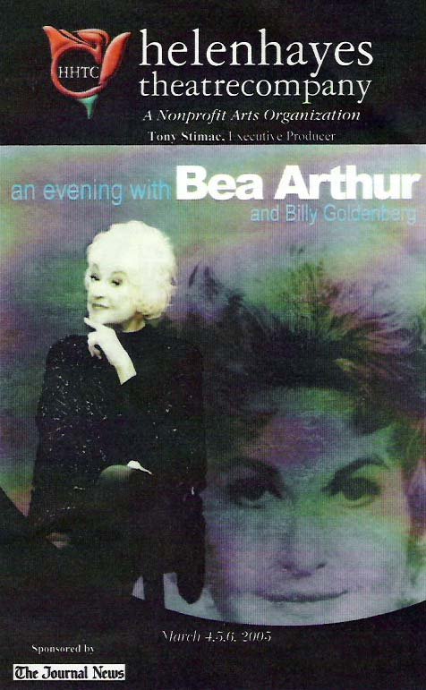 Bea Arthur Helen Hayes Theatre Program Cover