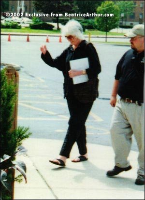 Bill with Bea Arthur