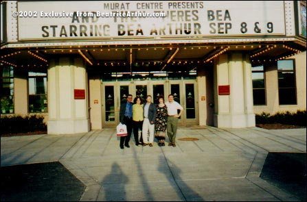 Bill with Bea Arthur outside theatre