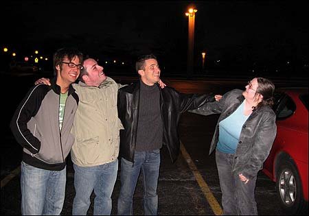 Brandon and gang from Bea's performance