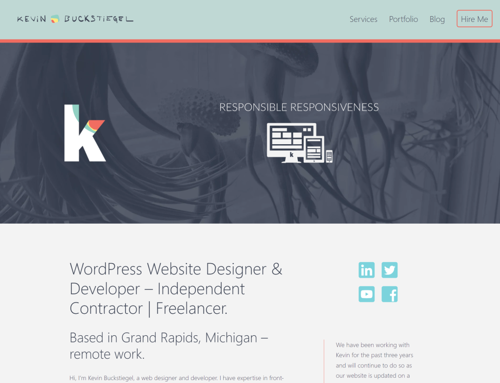 Kevin Buckstiegel WordPress Development