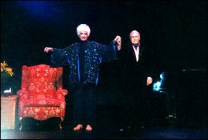 Bea and Billy on stage